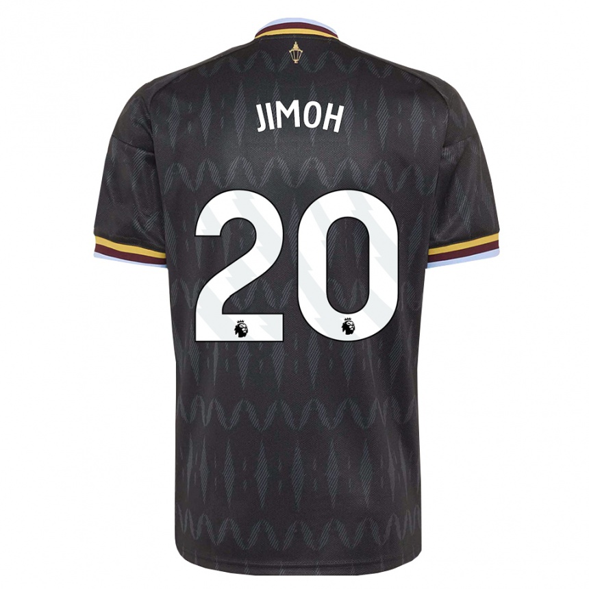 גברים כדורגל Jamaldeen Jimoh #20 כחול קורנפלאוור שחור צהוב הרחק ג'רזי 2026/27