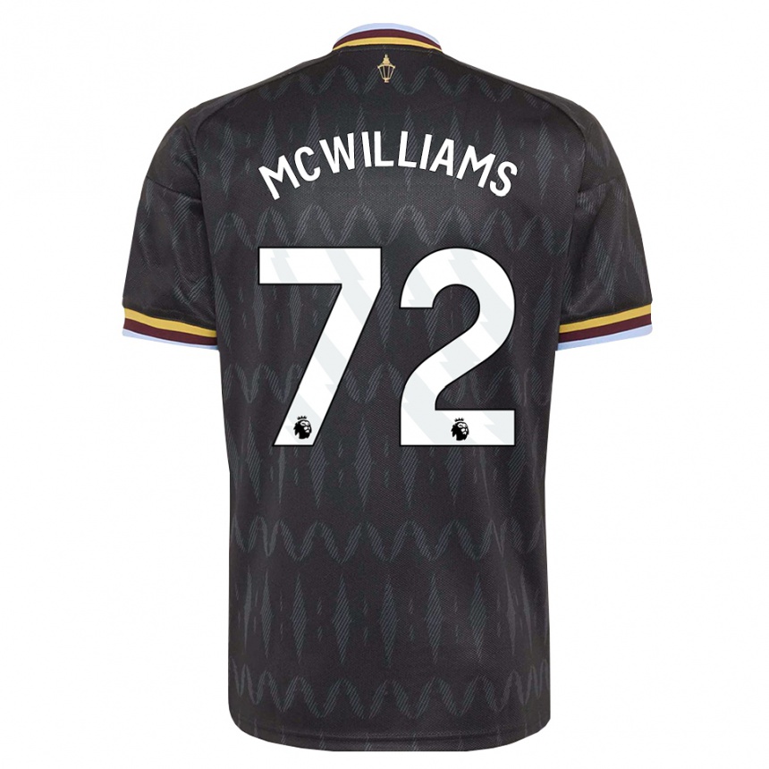גברים כדורגל Ashton Mcwilliams #72 כחול קורנפלאוור שחור צהוב הרחק ג'רזי 2026/27