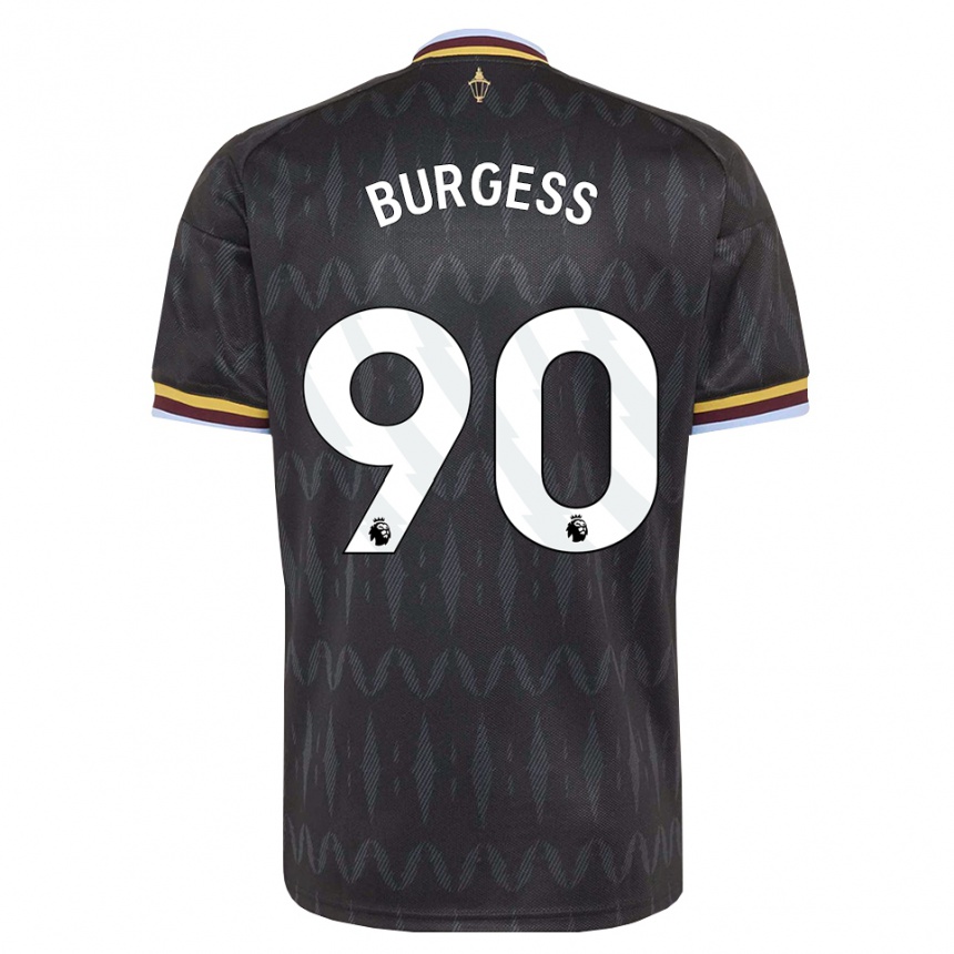 גברים כדורגל Woody Burgess #90 כחול קורנפלאוור שחור צהוב הרחק ג'רזי 2026/27