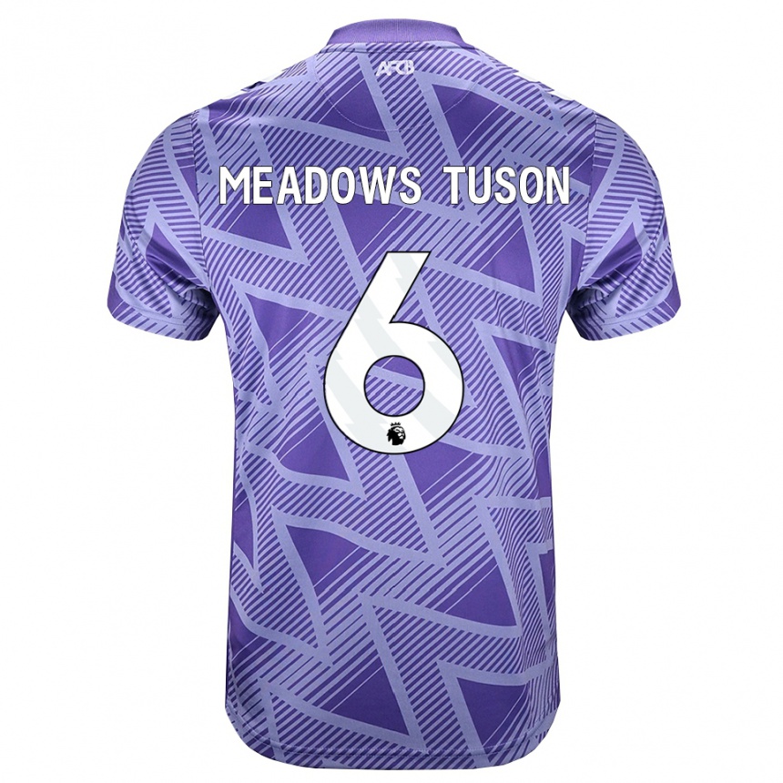 גברים כדורגל Freya Meadows Tuson #6 ורוד בהיר מאוד לבן הרחק ג'רזי 2026/27