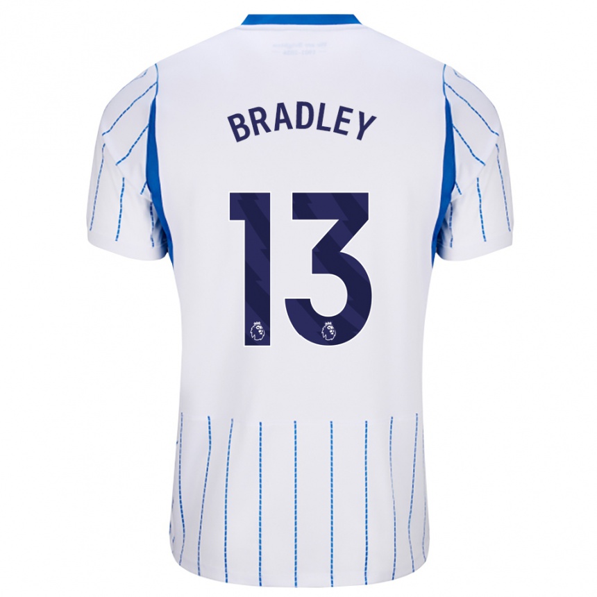גברים כדורגל Cash Bradley #13 כחול דודוד לבן הרחק ג'רזי 2026/27