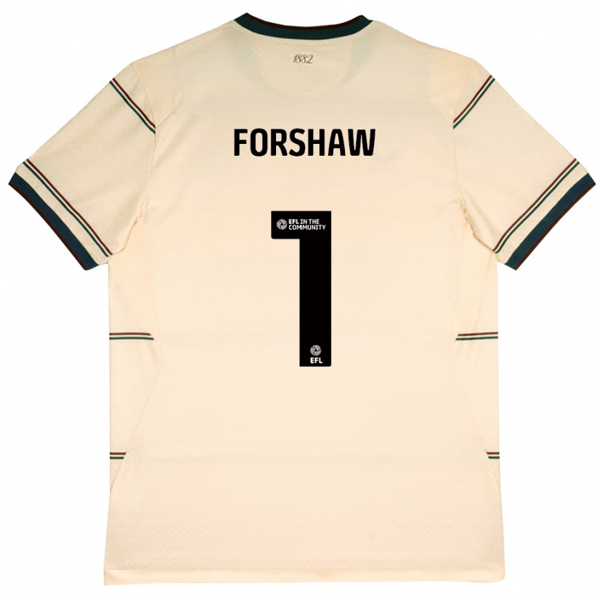 גברים כדורגל Lewis Forshaw #1 בז' בורדו הרחק ג'רזי 2026/27