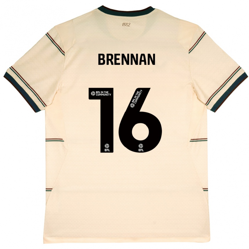גברים כדורגל Corey Brennan #16 בז' בורדו הרחק ג'רזי 2026/27 גברים כדורגל Corey Brennan #16 בז' בורדו הרחק ג'רזי 2026/27