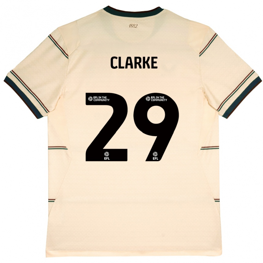 גברים כדורגל Abby Clarke #29 בז' בורדו הרחק ג'רזי 2026/27