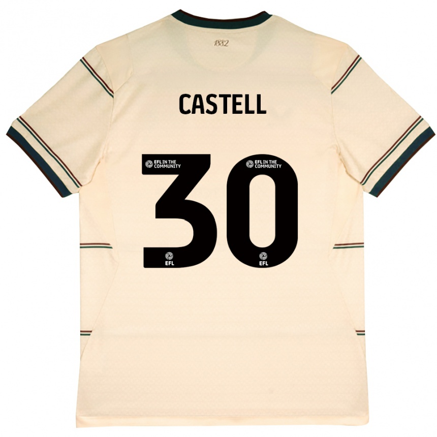 גברים כדורגל Lluc Castell #30 בז' בורדו הרחק ג'רזי 2026/27