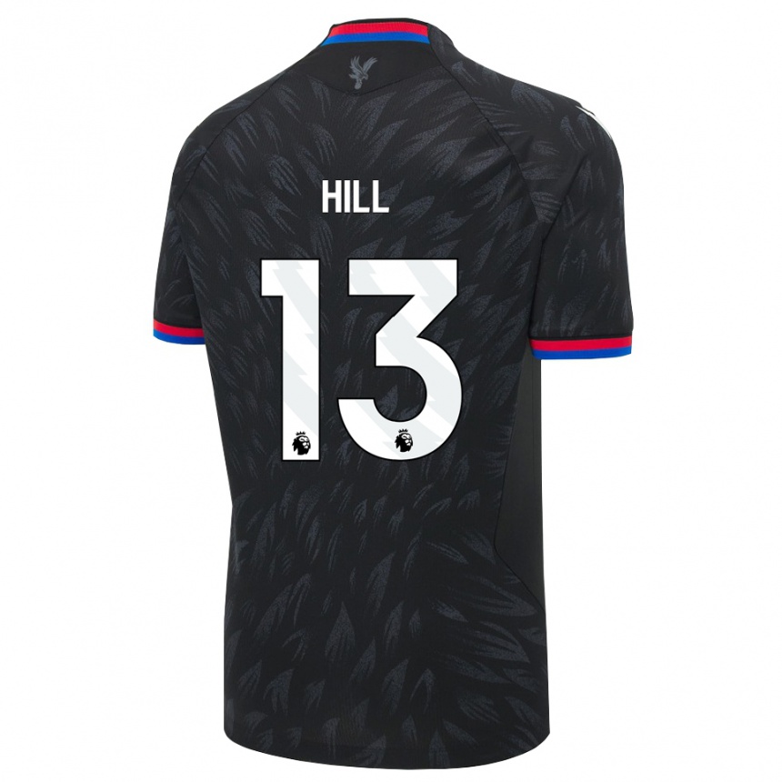 גברים כדורגל Marcus Hill #13 שחור כחול אדום הרחק ג'רזי 2026/27