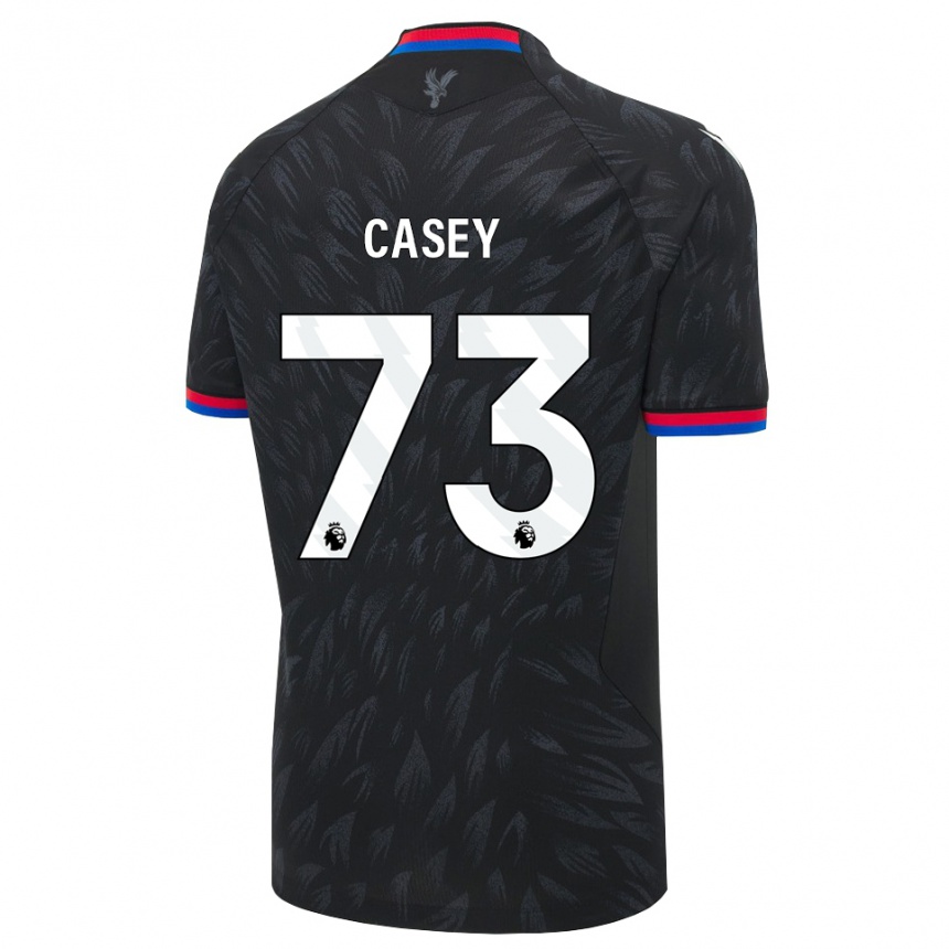 גברים כדורגל Benjamin Casey #73 שחור כחול אדום הרחק ג'רזי 2026/27