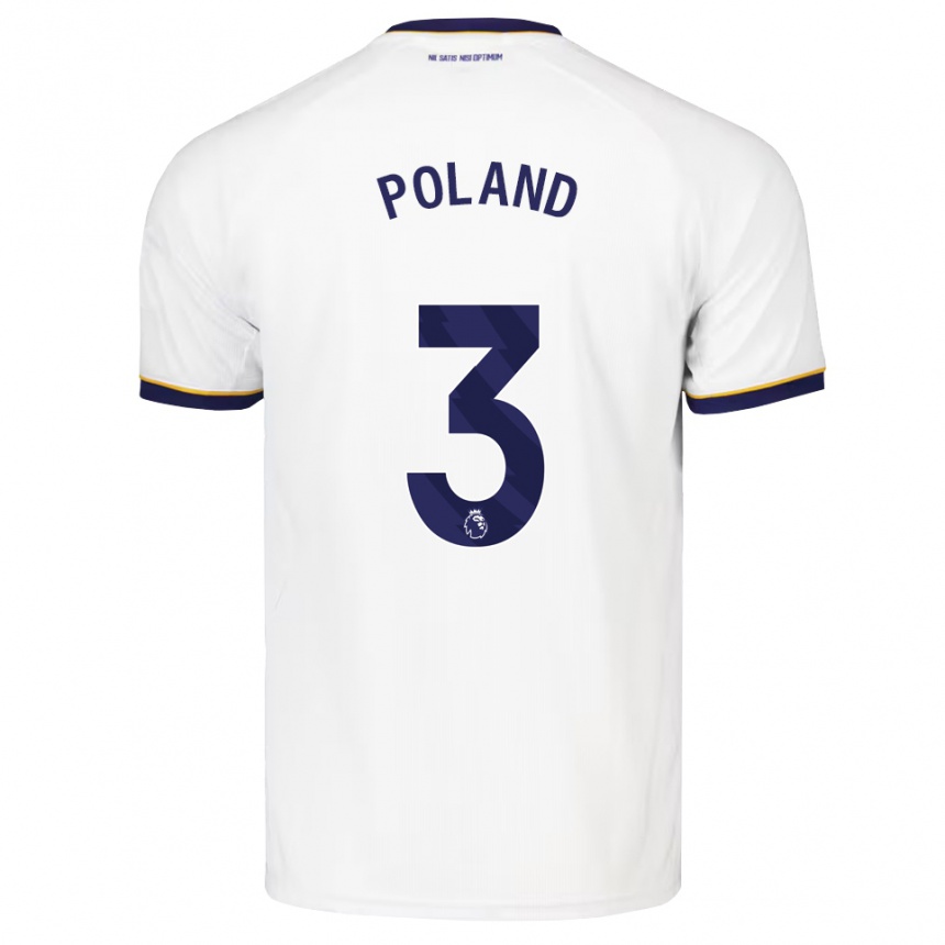 גברים כדורגל Louis Poland #3 כחול חצות לבן צהוב הרחק ג'רזי 2026/27