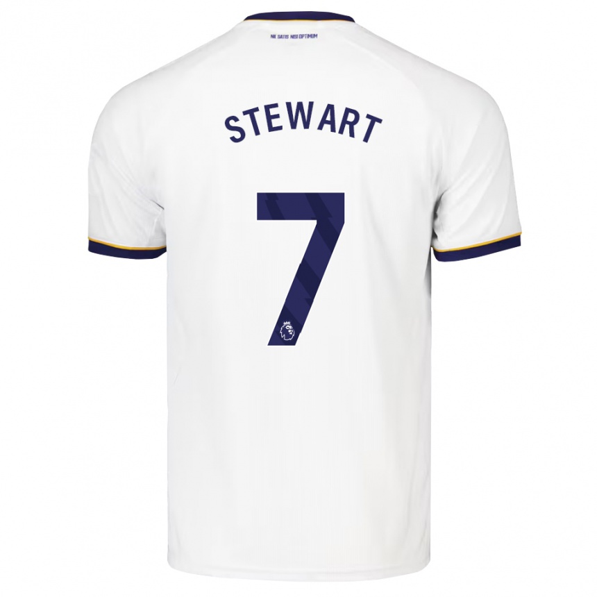 גברים כדורגל Charlie Stewart #7 כחול חצות לבן צהוב הרחק ג'רזי 2026/27
