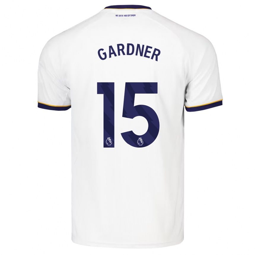 גברים כדורגל Luis Gardner #15 כחול חצות לבן צהוב הרחק ג'רזי 2026/27