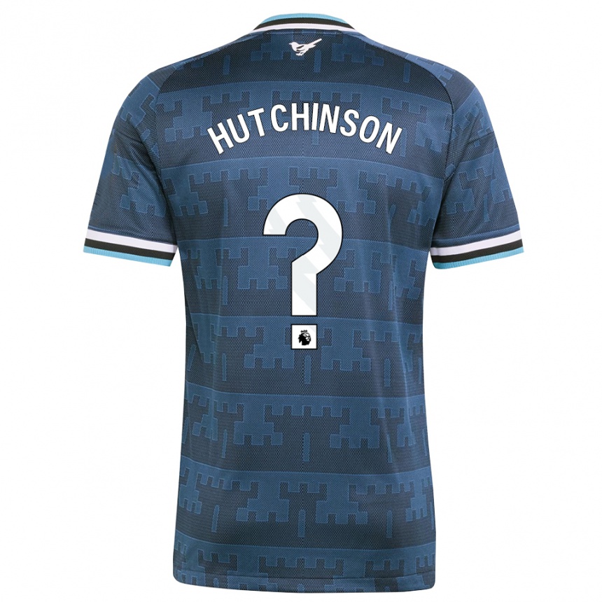 גברים כדורגל Noah Hutchinson #0 צהוב שחור כחול הרחק ג'רזי 2026/27