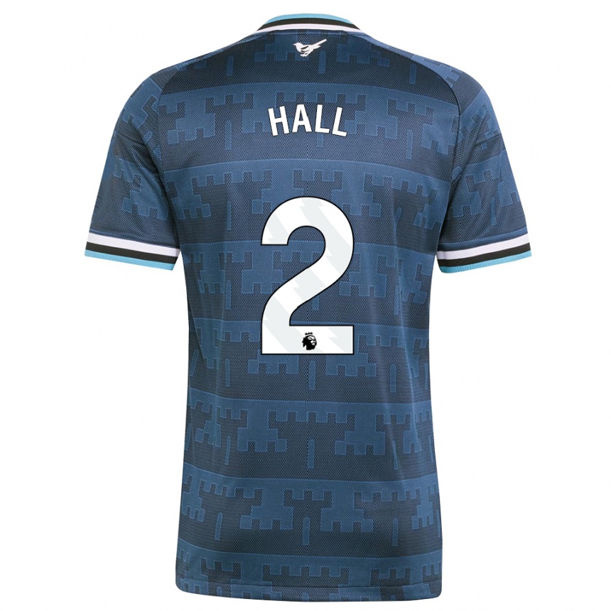 גברים כדורגל Eli Hall #2 צהוב שחור כחול הרחק ג'רזי 2026/27