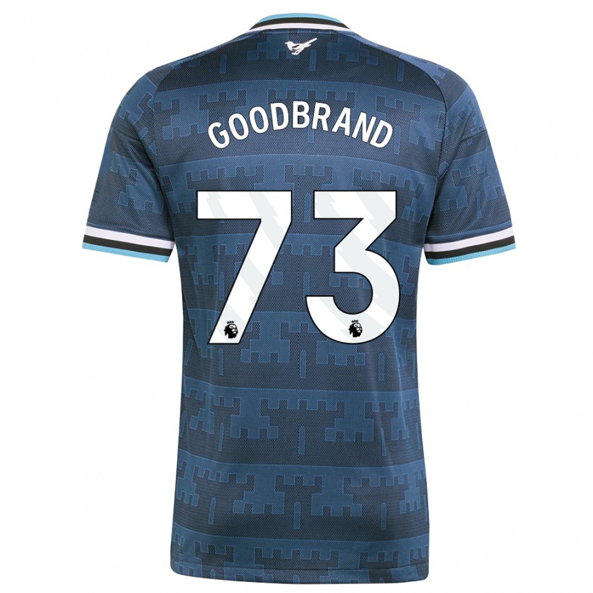 גברים כדורגל Oliver Goodbrand #73 צהוב שחור כחול הרחק ג'רזי 2026/27