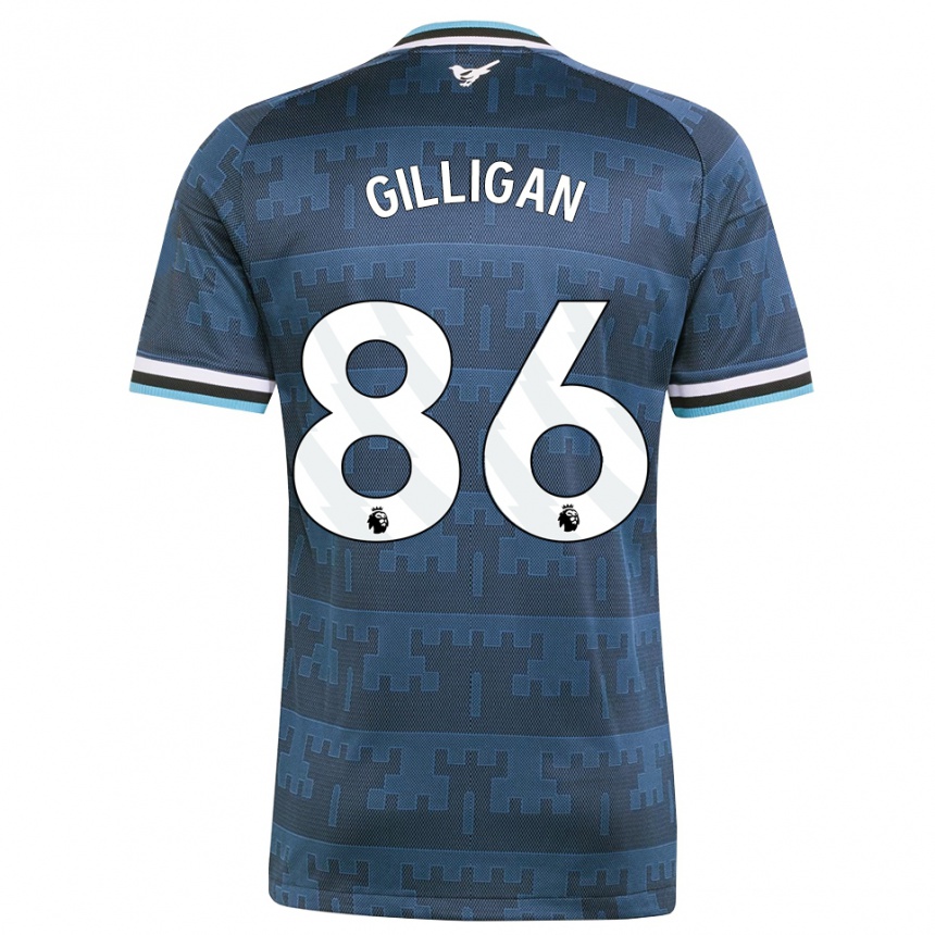 גברים כדורגל Luke Gilligan #86 צהוב שחור כחול הרחק ג'רזי 2026/27