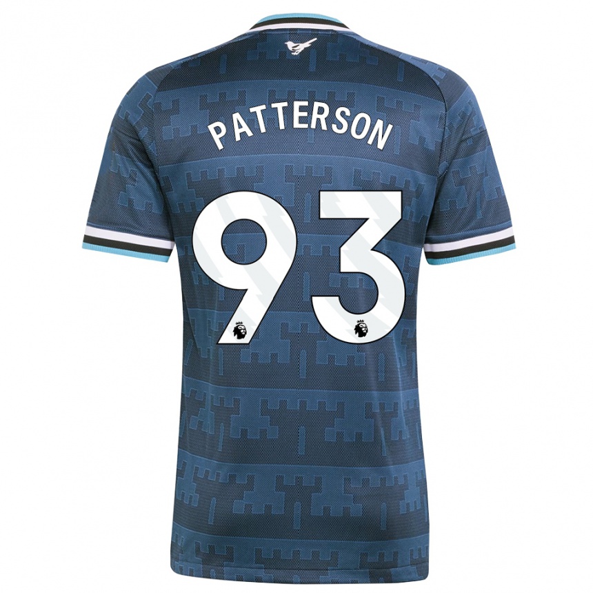 גברים כדורגל Jack Patterson #93 צהוב שחור כחול הרחק ג'רזי 2026/27