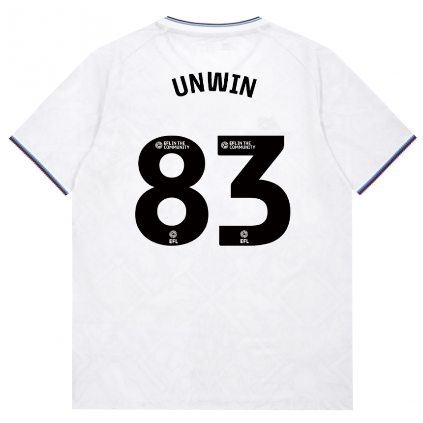 גברים כדורגל Jonathan Unwin #83 בורדו לבן הרחק ג'רזי 2026/27 גברים כדורגל Jonathan Unwin #83 בורדו לבן הרחק ג'רזי 2026/27