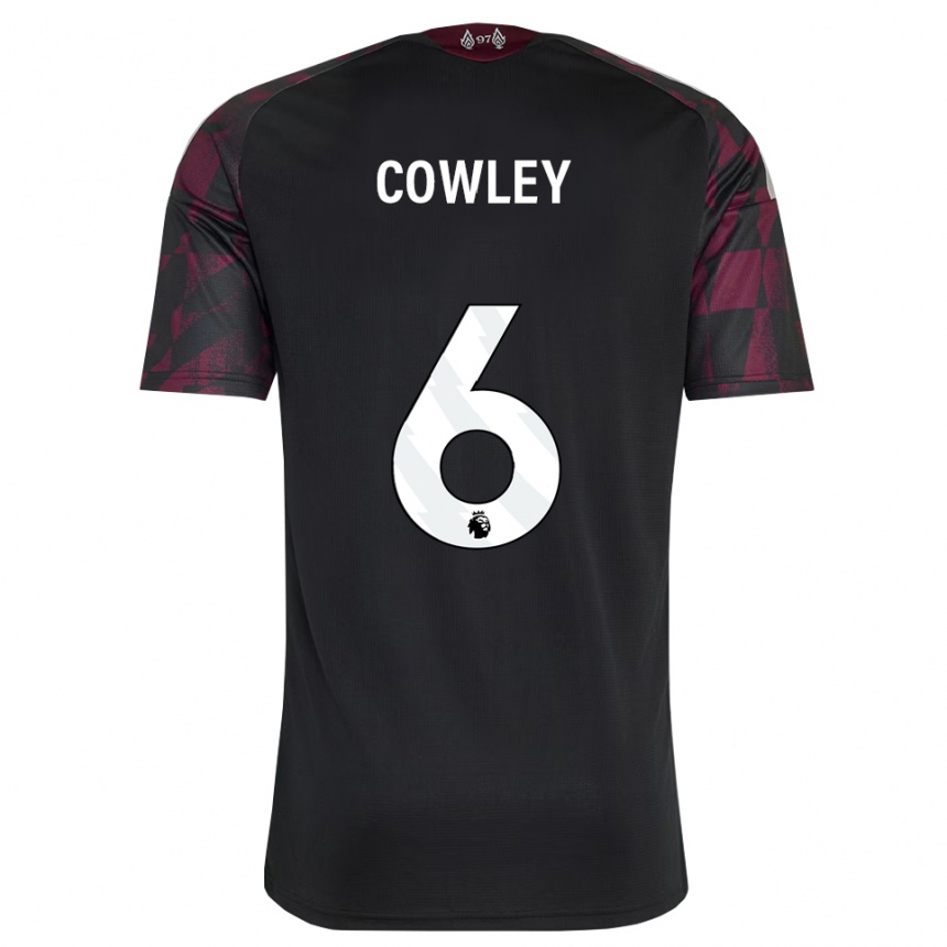 גברים כדורגל Ryan Cowley #6 שחור לבן סגול ג'רזי קיט שלישי 2026/27
