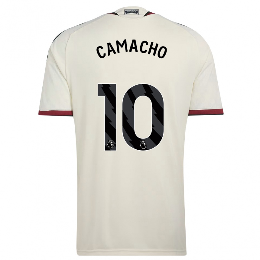 גברים כדורגל Jaume Camacho #10 בז' שחור אדום ג'רזי קיט שלישי 2026/27