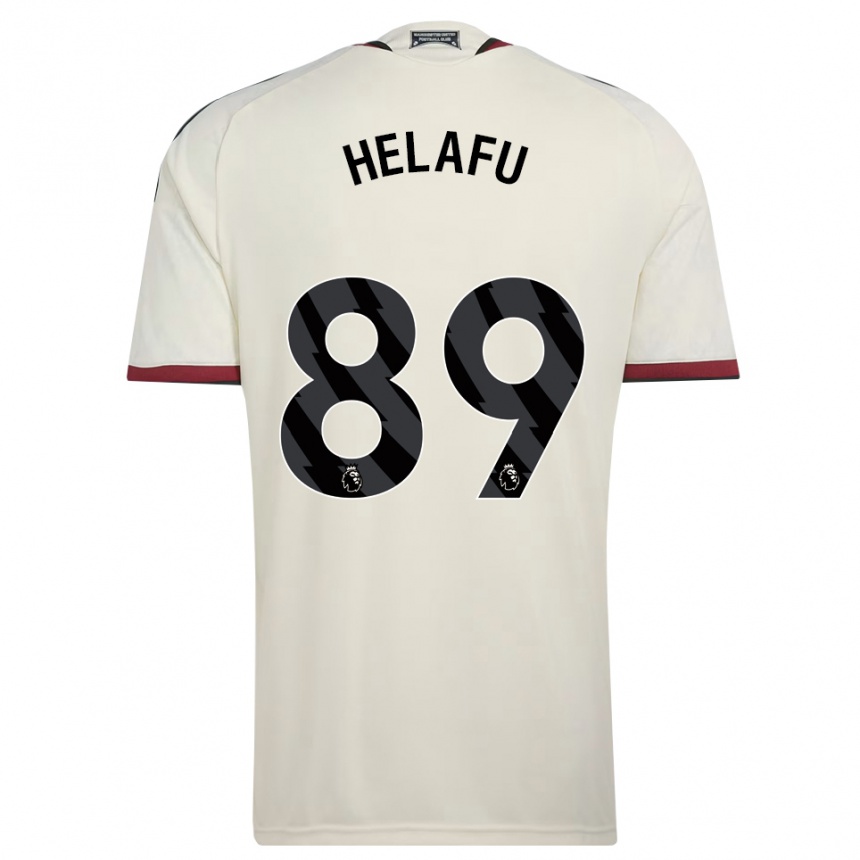 גברים כדורגל Yuel Helafu #89 בז' שחור אדום ג'רזי קיט שלישי 2026/27