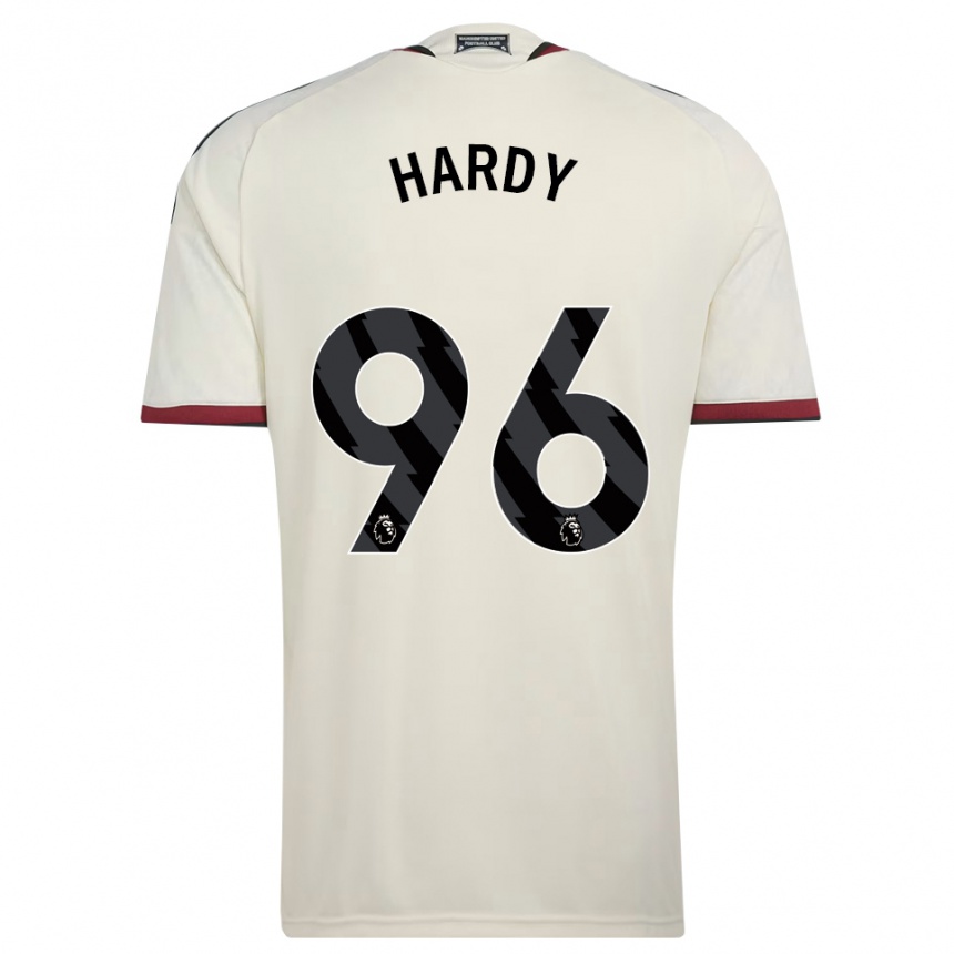 גברים כדורגל Charlie Hardy #96 בז' שחור אדום ג'רזי קיט שלישי 2026/27