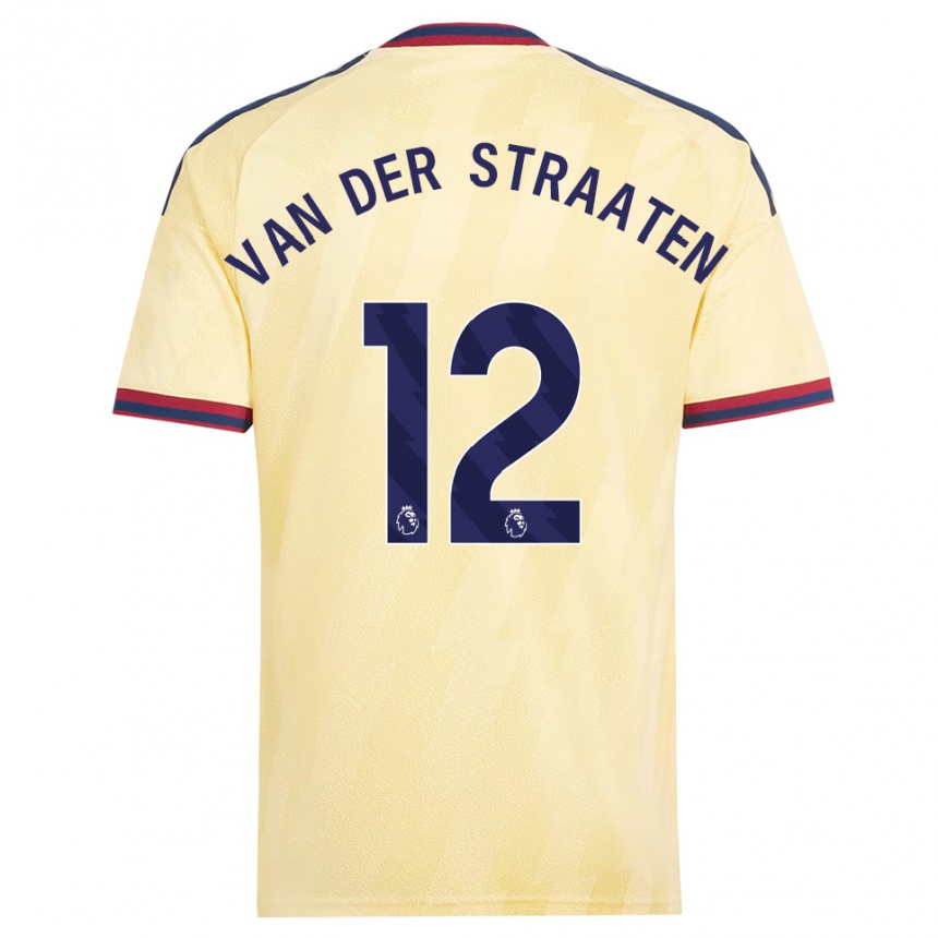 גברים כדורגל Zachary Van Der Straaten #12 צהוב בהיר כחול חצות ג'רזי קיט שלישי 2026/27