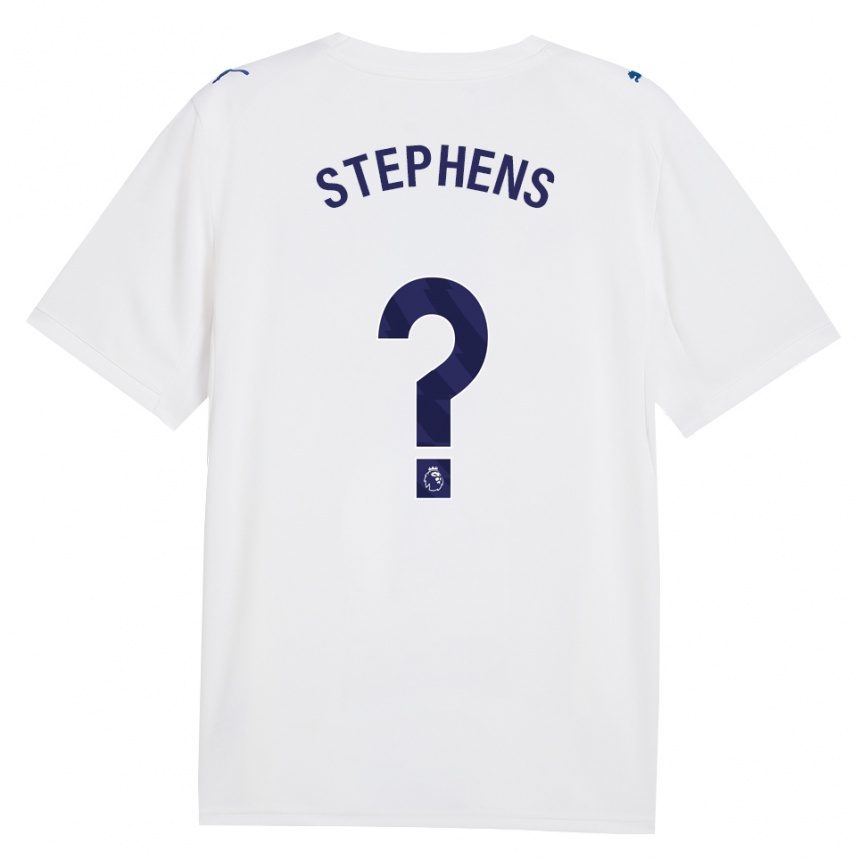 גברים כדורגל Mason Stephens #0 צי כחול לבן ג'רזי קיט שלישי 2026/27