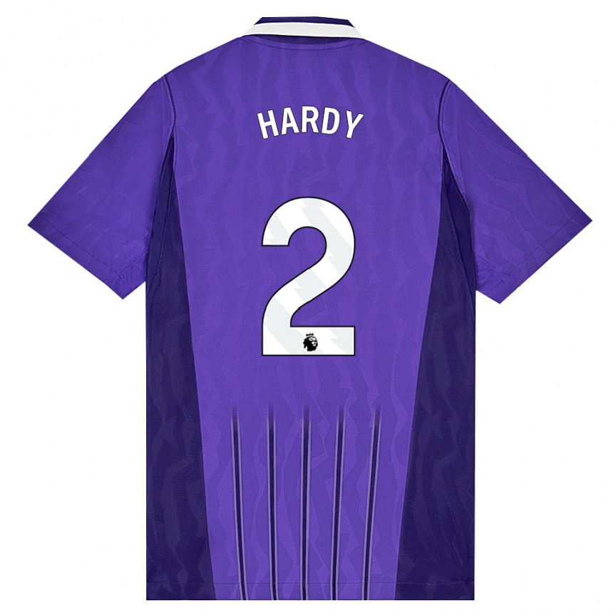 גברים כדורגל Malachi Hardy #2 סגול לבן ג'רזי קיט שלישי 2026/27