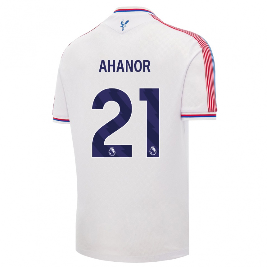 גברים כדורגל Honest Ahanor #21 לבן אדום כחול ג'רזי ביתית 2026/27