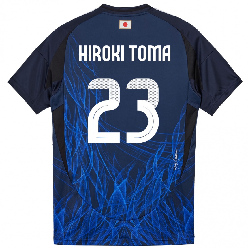 ילדים כדורגל יַפָּן Otavio Hiroki Toma #23 כחול כהה ג'רזי ביתית 24-26