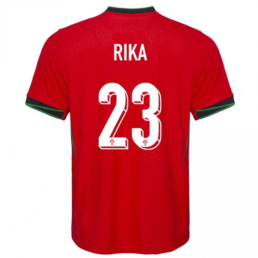 ילדים כדורגל פורטוגל Rika #23 אָדוֹם ג'רזי ביתית 24-26