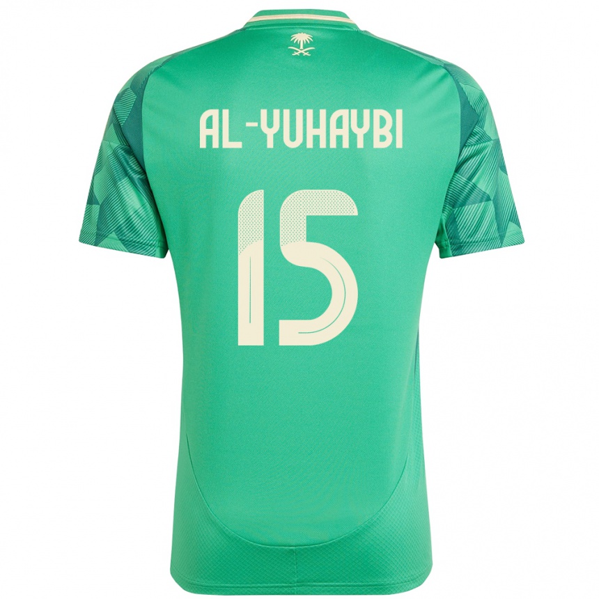 ילדים כדורגל ערב הסעודית Amar Al-Yuhaybi #15 יָרוֹק ג'רזי ביתית 24-26