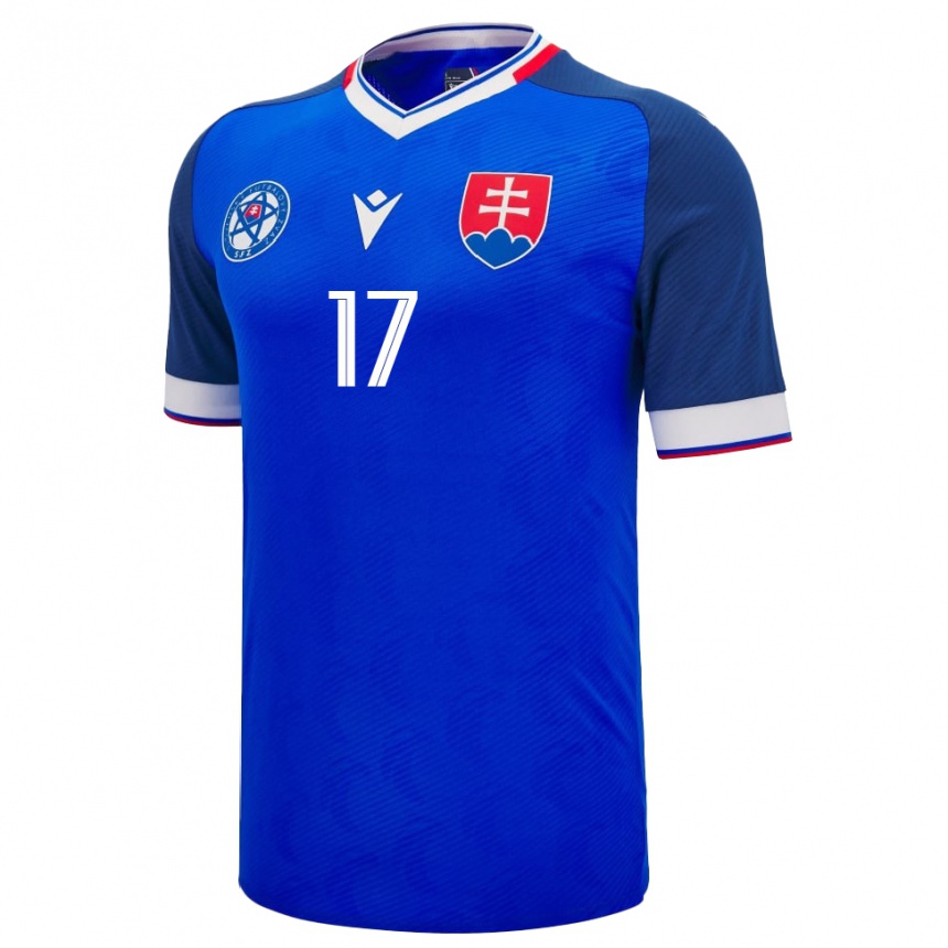 ילדים כדורגל סלובקיה Christian Hamsik #17 כְּחוֹל ג'רזי ביתית 24-26
