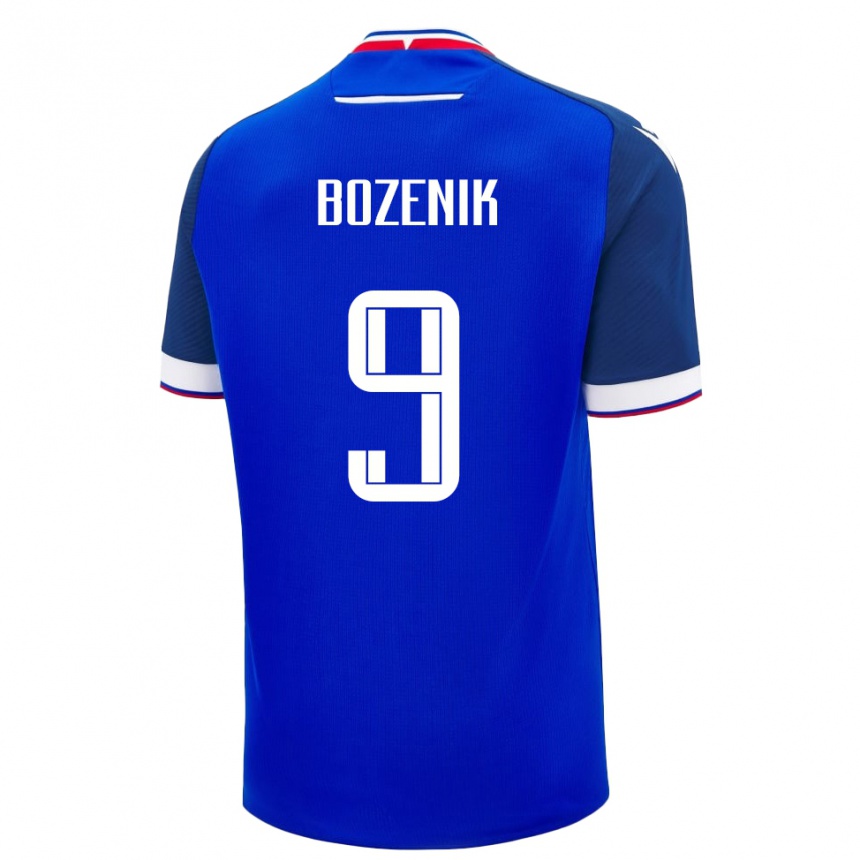 ילדים כדורגל סלובקיה רוברט בוז'ניק #9 כְּחוֹל ג'רזי ביתית 24-26 ילדים כדורגל סלובקיה רוברט בוז'ניק #9 כְּחוֹל ג'רזי ביתית 24-26