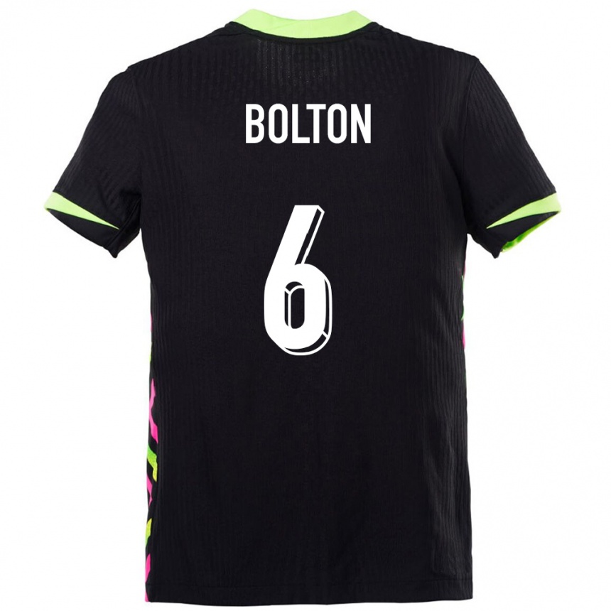 ילדים כדורגל אוֹסטְרַלִיָה Alex Bolton #6 כחול כהה הרחק ג'רזי 24-26