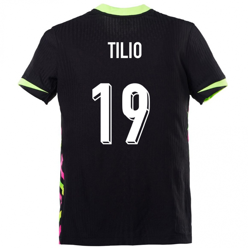 ילדים כדורגל אוֹסטְרַלִיָה מרקו טיליו #19 כחול כהה הרחק ג'רזי 24-26