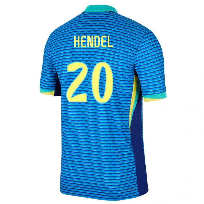 ילדים כדורגל ברזיל Hendel #20 כְּחוֹל הרחק ג'רזי 24-26