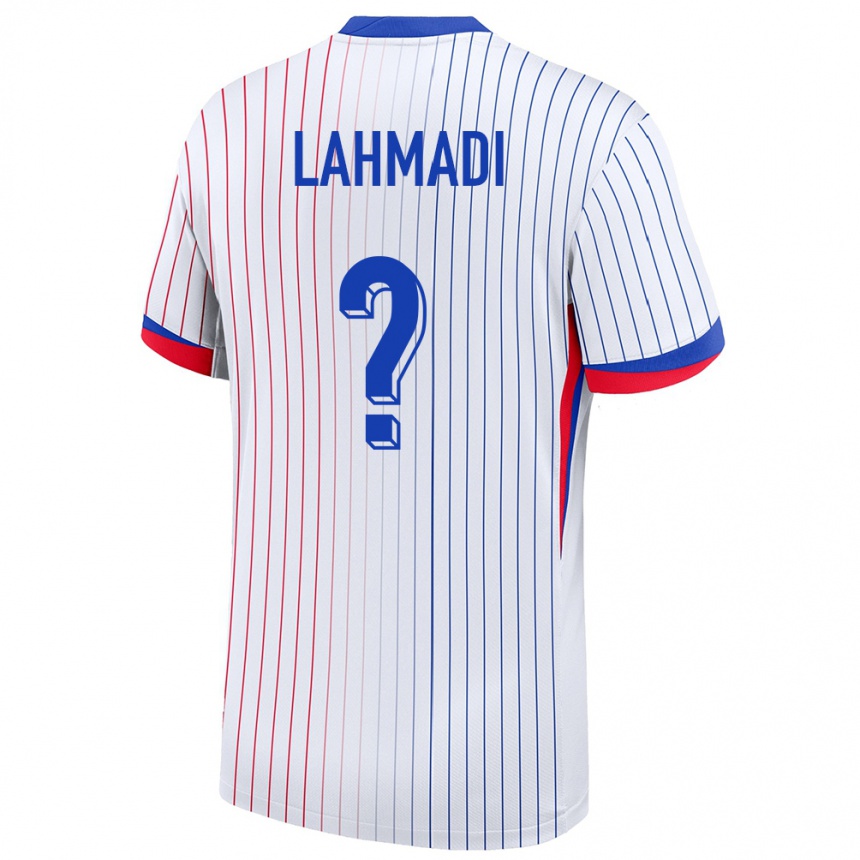 ילדים כדורגל צרפת Mehdi Lahmadi #0 לבן הרחק ג'רזי 24-26