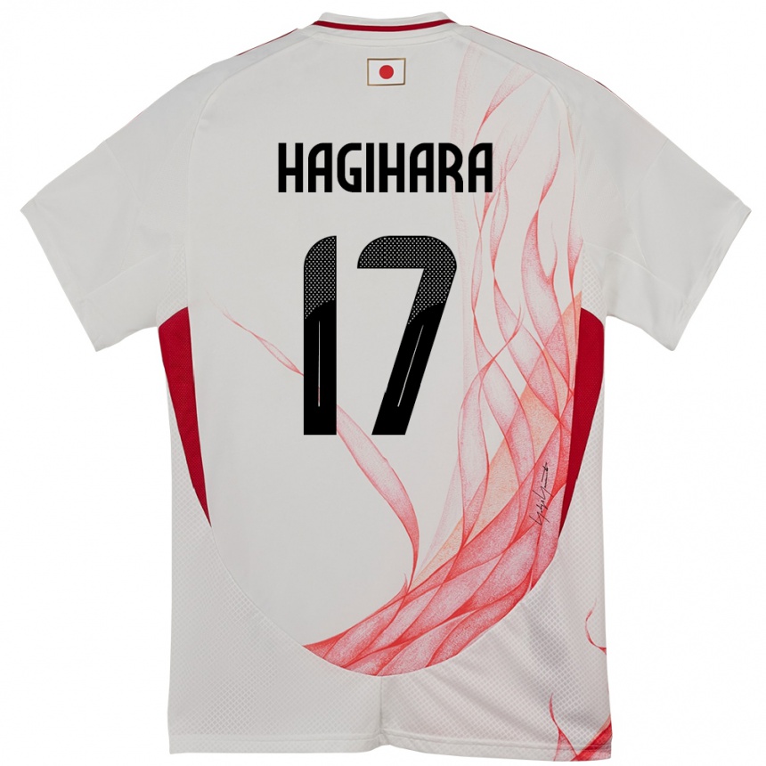 ילדים כדורגל יַפָּן Kei Hagihara #17 לָבָן הרחק ג'רזי 24-26