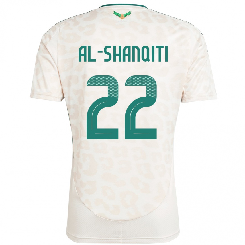 ילדים כדורגל ערב הסעודית Hamed Al-Shanqiti #22 לָבָן הרחק ג'רזי 24-26