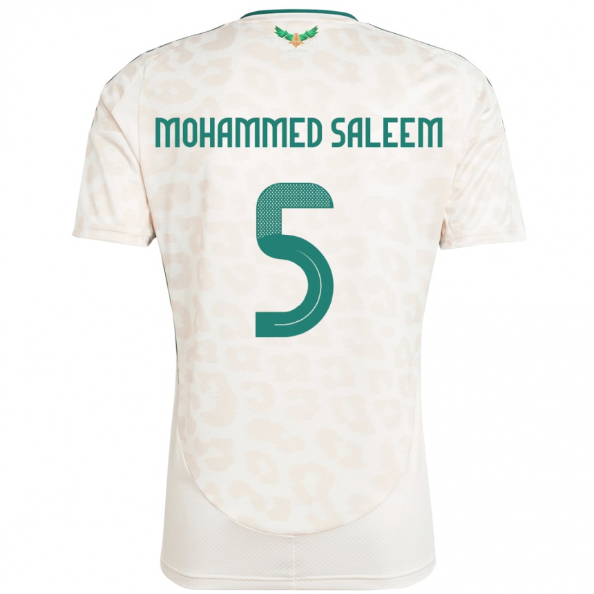 ילדים כדורגל ערב הסעודית Moayad Mohammed Saleem #5 לָבָן הרחק ג'רזי 24-26