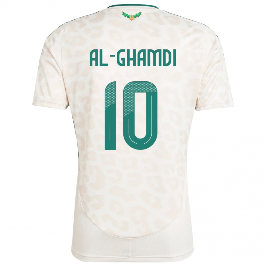 ילדים כדורגל ערב הסעודית Ziyad Al-Ghamdi #10 לָבָן הרחק ג'רזי 24-26