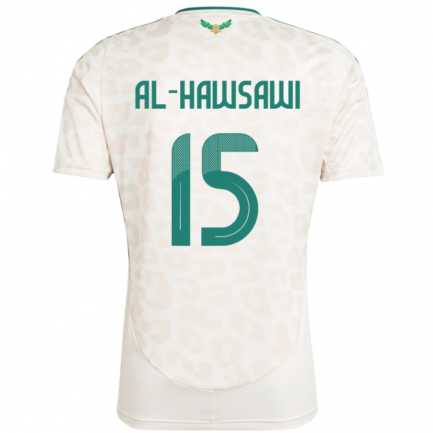 ילדים כדורגל ערב הסעודית Suhayb Al-Hawsawi #15 לָבָן הרחק ג'רזי 24-26