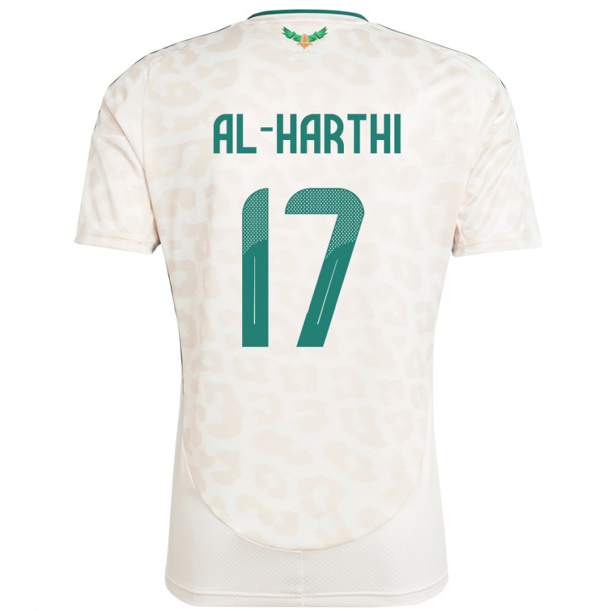 ילדים כדורגל ערב הסעודית Adel Al-Harthi #17 לָבָן הרחק ג'רזי 24-26