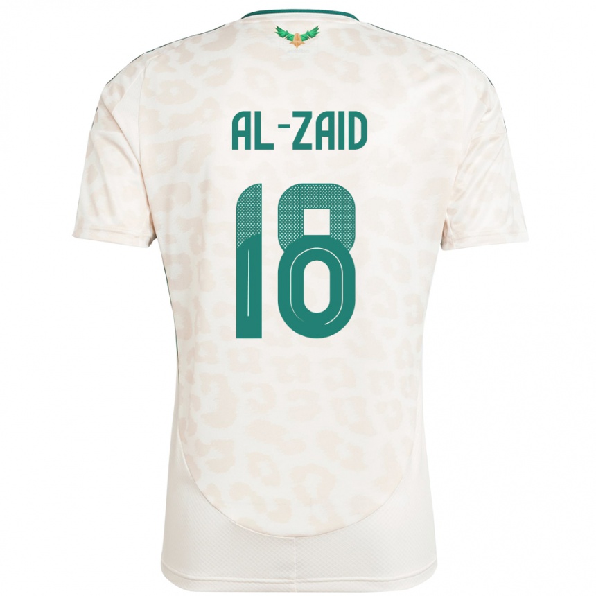 ילדים כדורגל ערב הסעודית Suhayb Al-Zaid #18 לָבָן הרחק ג'רזי 24-26