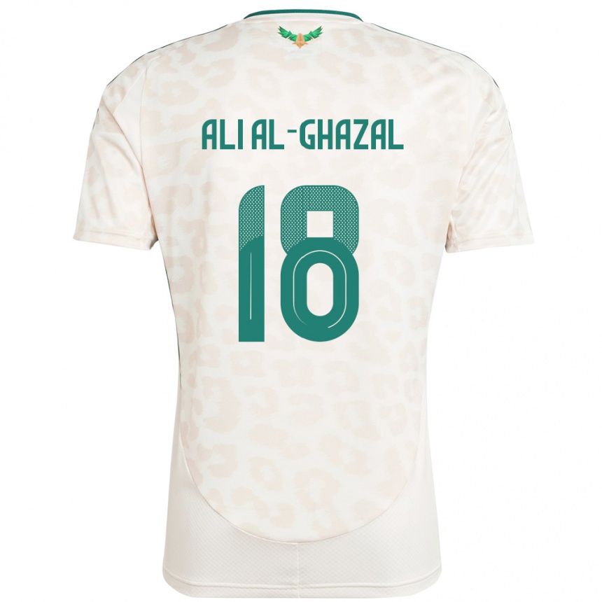 ילדים כדורגל ערב הסעודית Hassan Ali Al-Ghazal #18 לָבָן הרחק ג'רזי 24-26