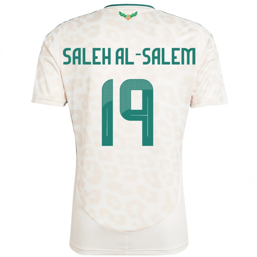 ילדים כדורגל ערב הסעודית Yousef Saleh Al-Salem #19 לָבָן הרחק ג'רזי 24-26