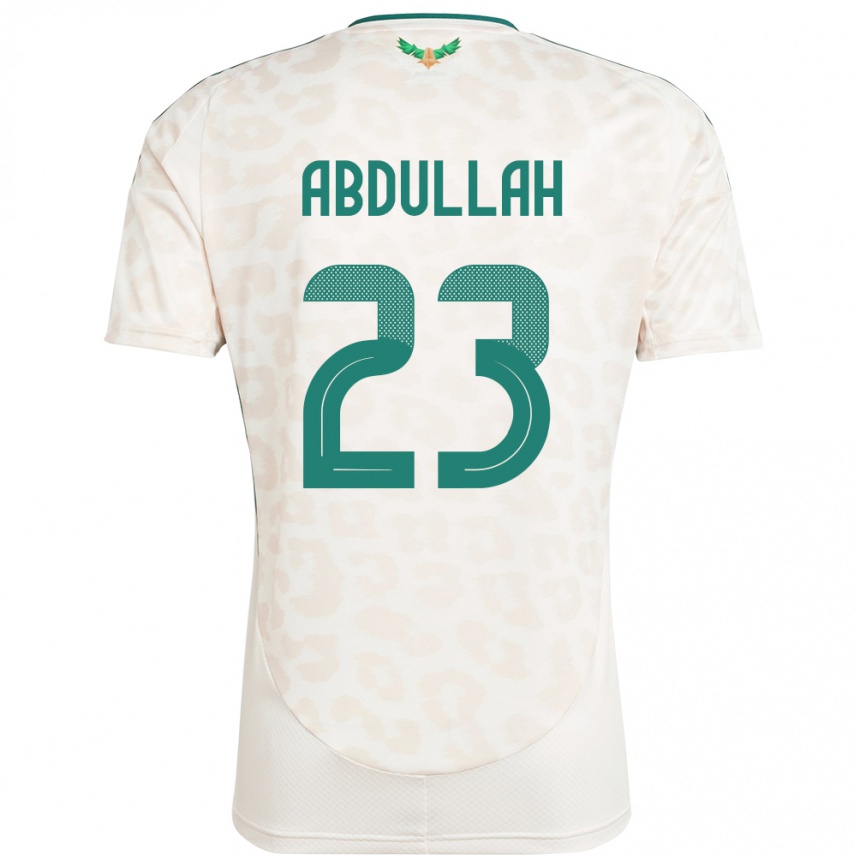 ילדים כדורגל ערב הסעודית Nawaf Abdullah #23 לָבָן הרחק ג'רזי 24-26