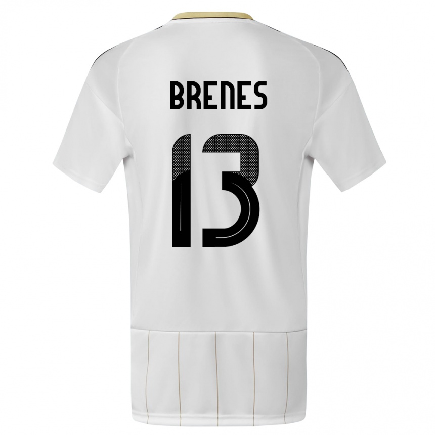 ילדים כדורגל קוסטה ריקה Jefferson Brenes #13 לבן הרחק ג'רזי 24-26