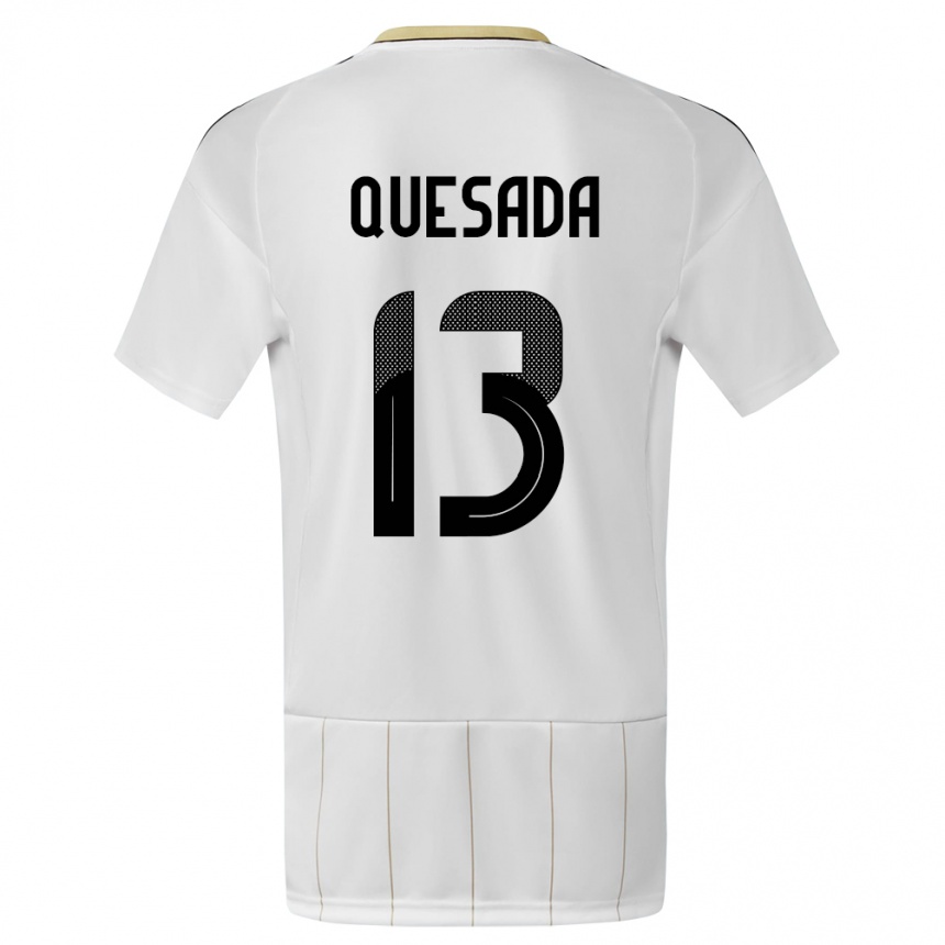 ילדים כדורגל קוסטה ריקה Sebastián Quesada #13 לבן הרחק ג'רזי 24-26