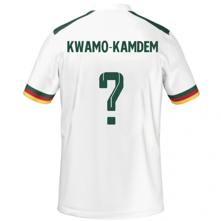 ילדים כדורגל קמרון Jerome Noel Kwamo-Kamdem #0 לָבָן הרחק ג'רזי 24-26